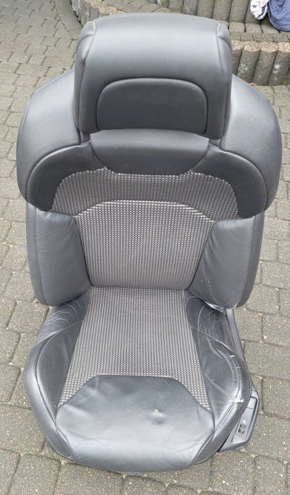 CITROEN C5 III LIFT seat driver´s left semi leather MASAZ EUROPA