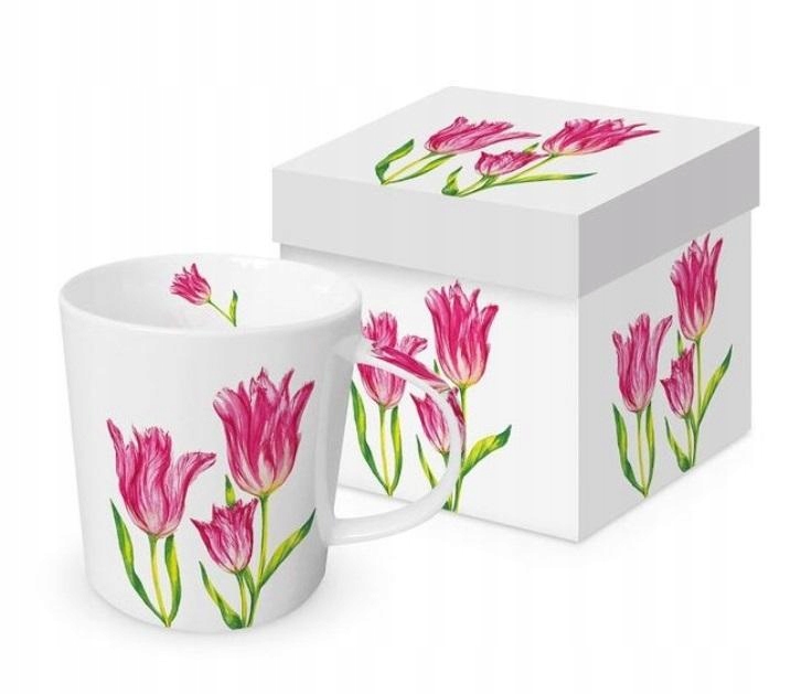 Porcelánový Hrnek Tulipány 350 ML
