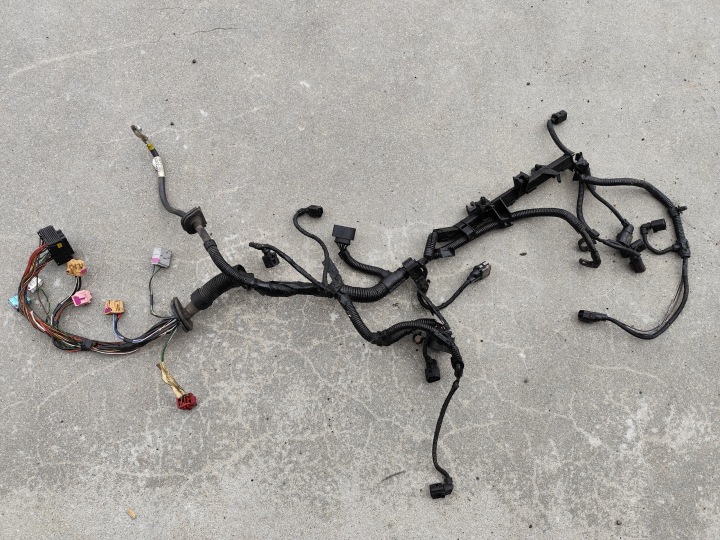 wiring bundle of the engine VW T5 2.5 TDI manual 7H0971072MC