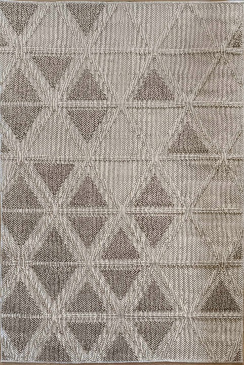 Koberec Běhoun provázkový 80x200 cm, smyčkový, béžovo krémový koberec ve stylu boho
