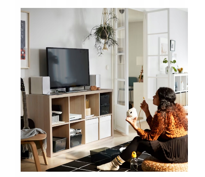 Стелаж Ikea KALLAX 77 см x 147 см x 39 см дуб натуральний — фото 12