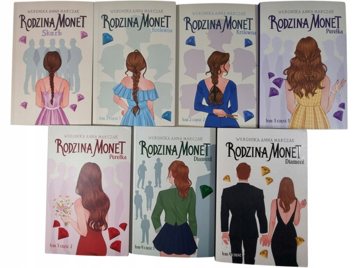 Zdjęcie egzemplarza: Rodzina Monet / zestaw 7 książek / Weronika Anna Marczak