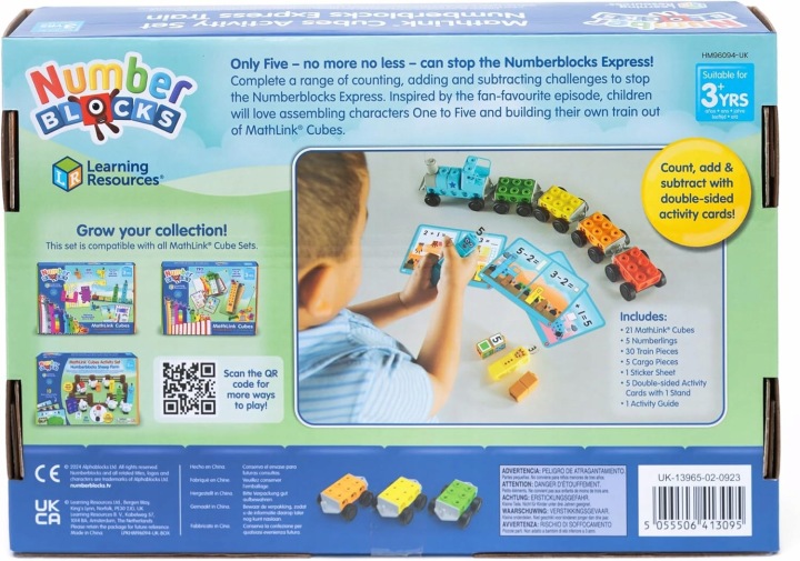 Потяг Numberblocks Express для навчання математики з кубиками MathLink 3-6 років — фото 6