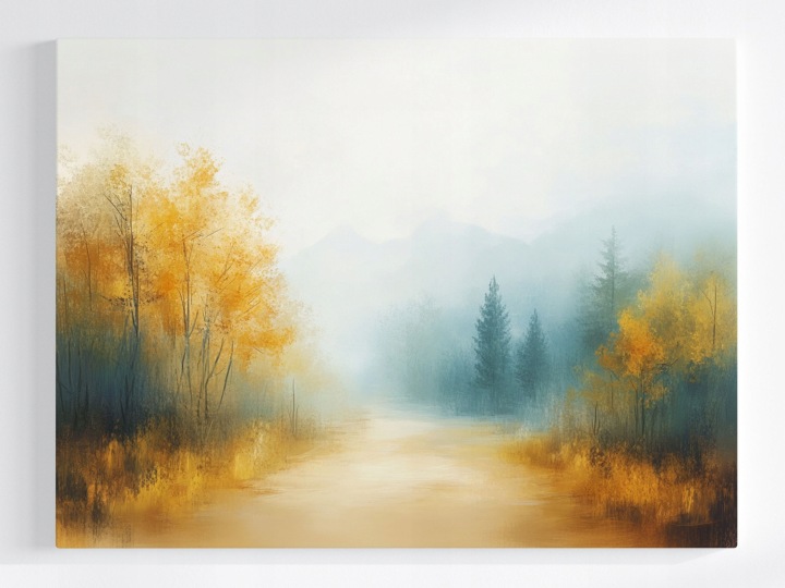 Plakát Krajina Podzim Cesta Stezka 100x75