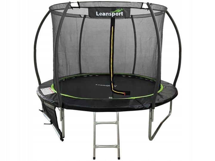 Батут LEAN Sport Max 10ft Чорно-зелена