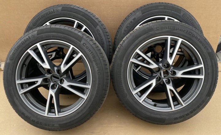 CERCHI RUOTE pneumatici, gomme AUDI Q5 80A601025R 235/55/19 ET39 IDEAL 2023 ROK IDEAL LATO