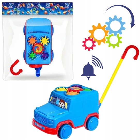 466067 каталка з ручкою авто автомобіль BIGTOYS