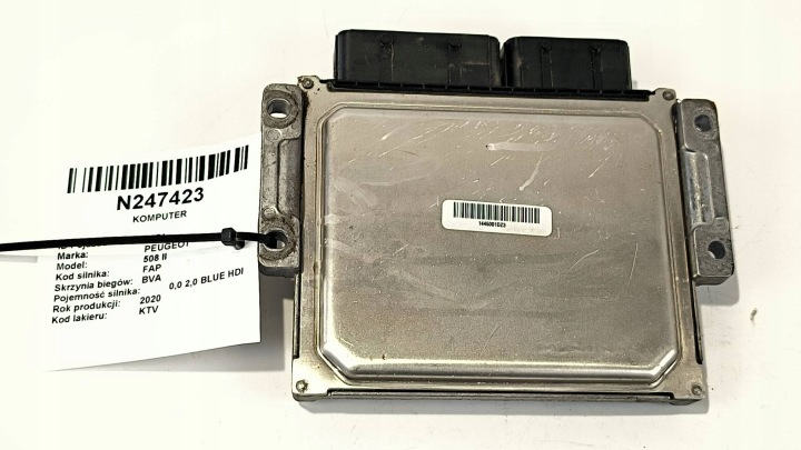 Computer DES MOTORS ECU 9818035080 2.0 BlueHDI PEUGEOT 508 II