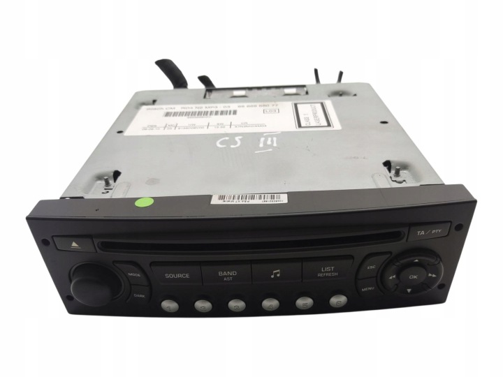 FABRYCZNE RADIO CD CITROEN C5 III X7 2008-2011 9666968077