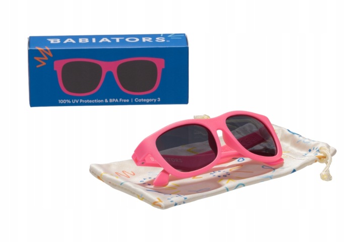 Окуляри сонцезахисні для дітей 0-2 UVA BABIATORS Navigator Think Рожевий — фото 3