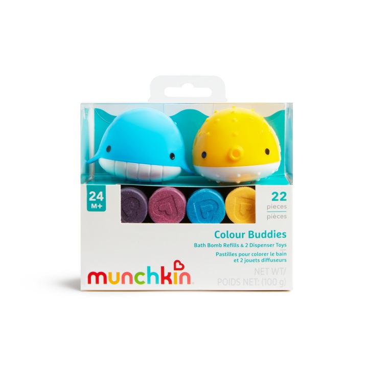 Іграшки і кольорові пастилки для купання для дітей MUNCHKIN колір BUDDIES — фото 7