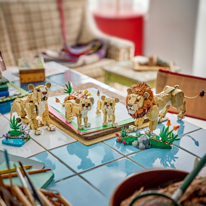 LEGO CREATOR 3 в 1 31386 Дикі тварини: Гордий лев, набір деталей +9 років — фото 3