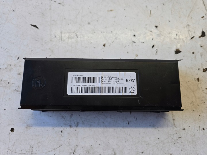 OPEL ZAFIRA C ASTRA J 4 module air conditioning devices of the air conditioning 13586727