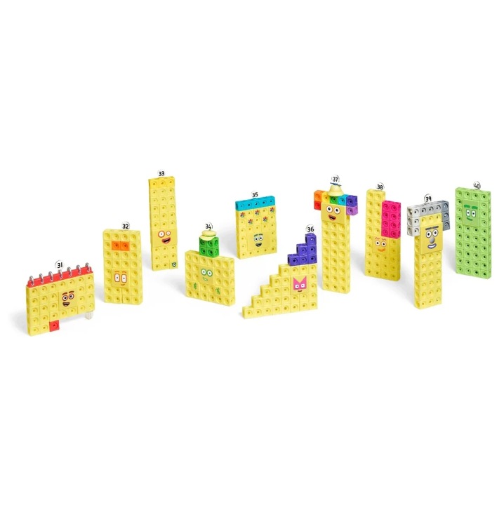 Конструктор MathLink Numberblocks 31-40 Набір Навчання лічбі Для Дітей 3+ — фото 5