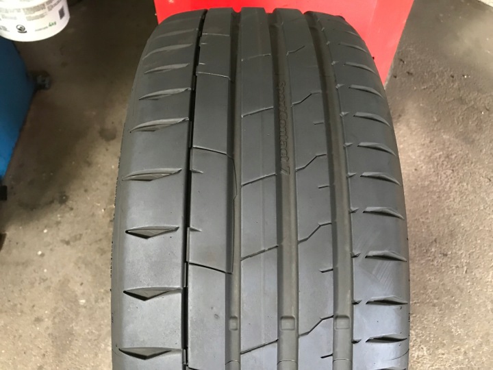 tyre 245/45R19 Continental SportContact 7 as new