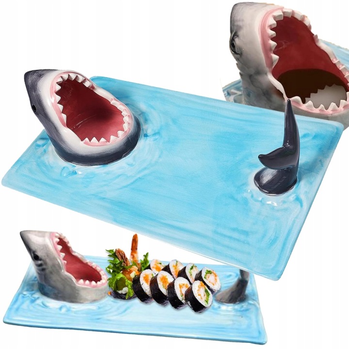 Talířky Na Sushi, Keramická Miska Na Dekorativní Občerstvení Pro Žraloka