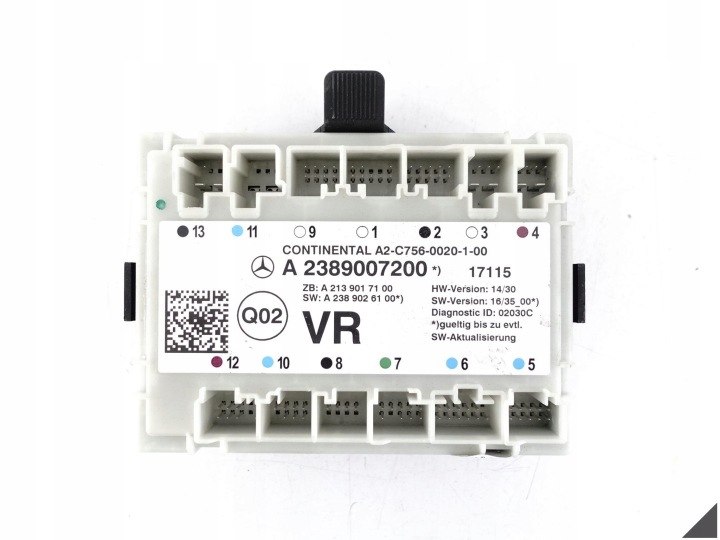 MERCEDES E C238 A238 17- module control unit door right front A2389007200 VR