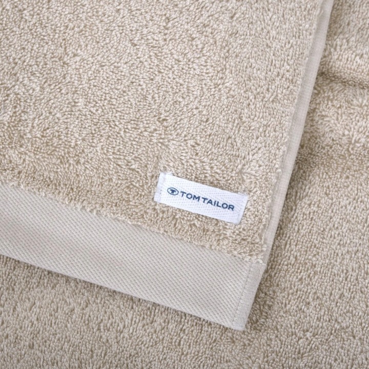 Froté ručník Tom Tailor 80 x 200 cm béžový 500 g/m²