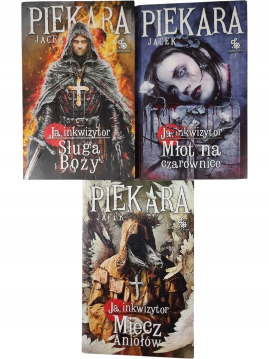 Zdjęcie egzemplarza: Cykl Inkwizytorski / zestaw 3 książek / Jacek Piekara