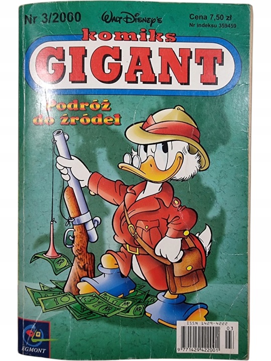 Zdjęcie egzemplarza: Podróż do źródeł / Komiks Gigant / Kaczor Donald / Komiks nr 3/2000