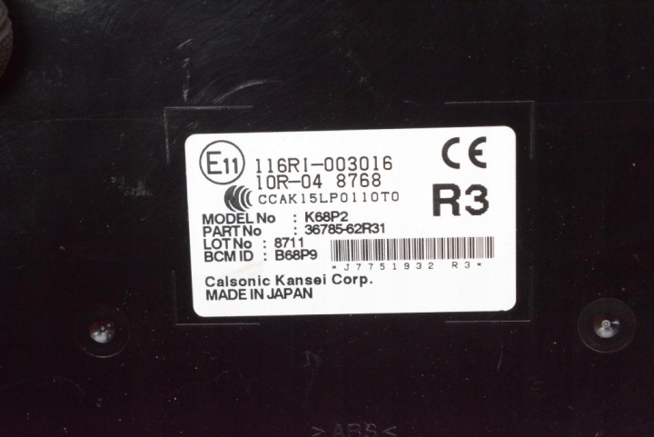 MODELLO COMFORT 36785-62R31 SUZUKI IGNIS 3 III 1.2 DUALJET 90 HP 16-21 8