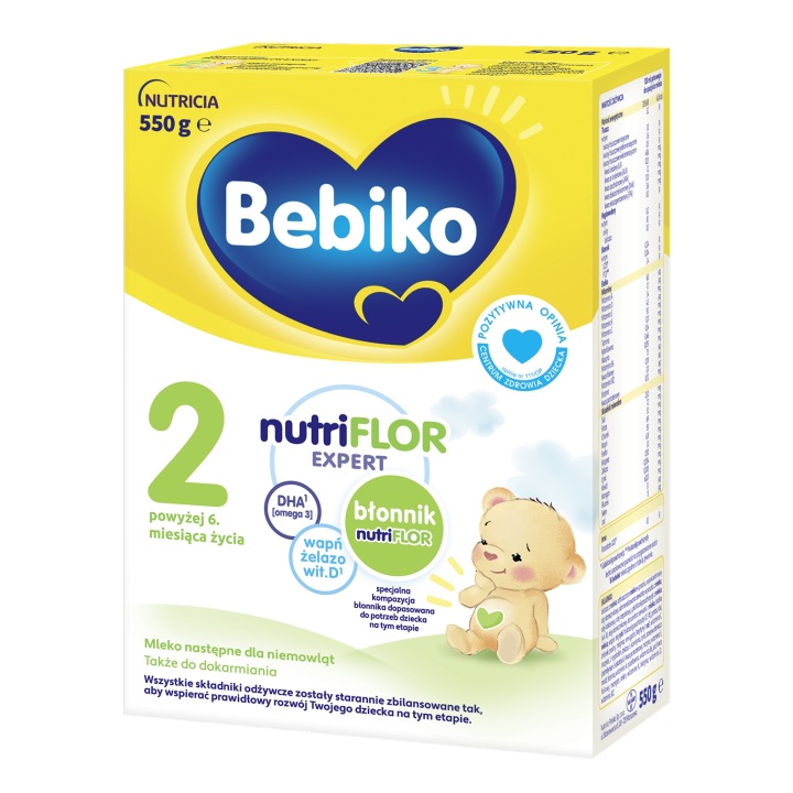 Bebiko 2 Nutriflor Expert молоко наступне для немовлят 550 г