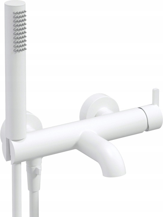 Vanová baterie Bianco se sprchovým setem, mosaz, výška 130 mm