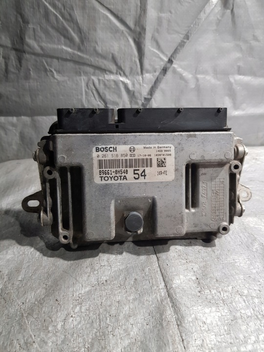 TOYOTA AYGO Computer 89661-0H540 0261S16850 ECU