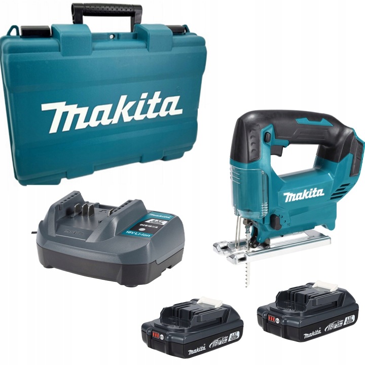 Akumulátorová přímočará pila Makita DJV186WVE Lxt 18V 2x2Ah kufr