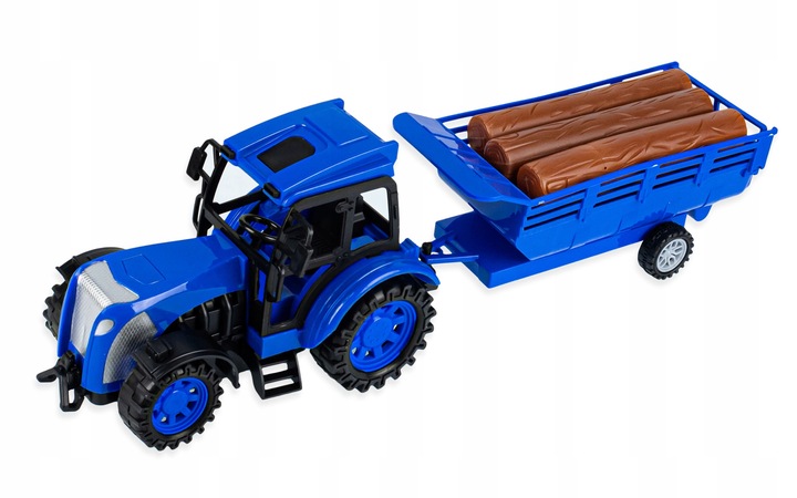 Large Remote Controlled Tractor with Battery Operated Baby Trailer Kid's age 3+ years