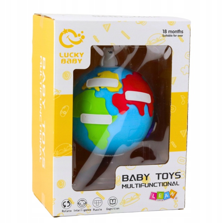 Глобус інтерактивний для малюка Lean Toys 305x215 мм — фото 5