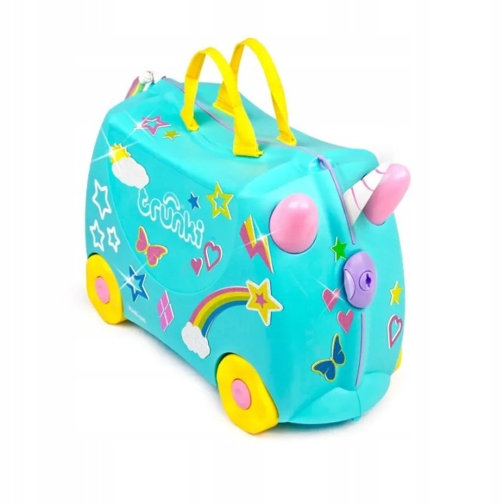 Trunki Валіза для Дітей Що їздить Валізка Каталка Єдиноріг Una — фото 13