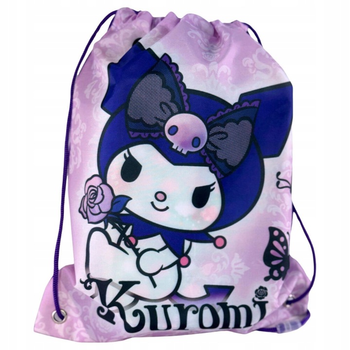 Сумка на другий сніданок Hello Kitty Kuromi фіолетова 30 см