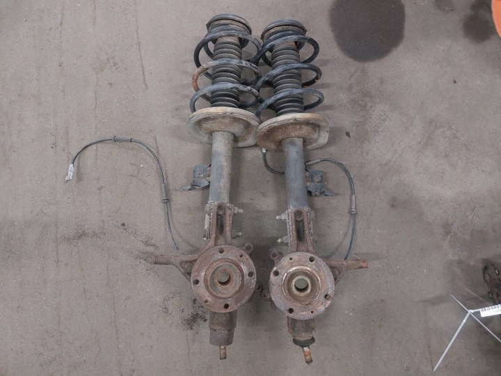 Stoßdämpfer Fahrwerksfeder Achsschenkel Radnabe Radlager links vorne + rechts vorne CITROEN C4 und