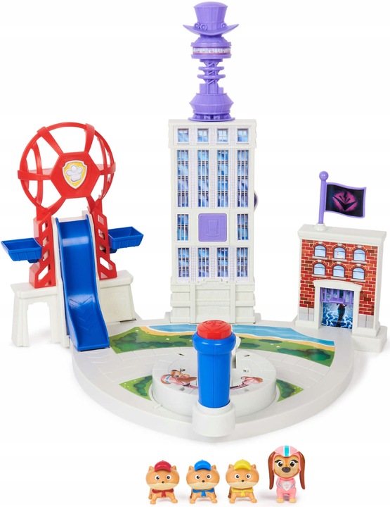 PSI PATROL MIGHTY MOVIE ZESTAW BAZA MIASTO LIBERTY & POMS 4 FIGURKI PIESKI Rodzaj pojazdu pojazdy z bajek