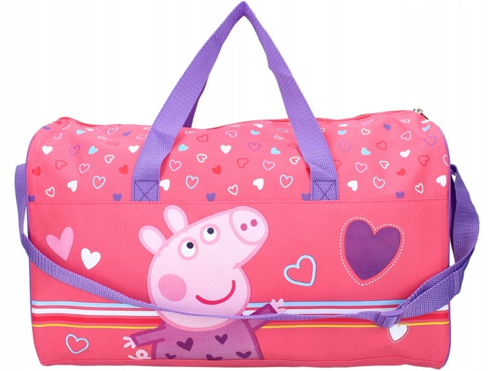 Сумка спортивна свинка PEPPA мішок гімнастичний на заняття басейн дівчача — фото 4