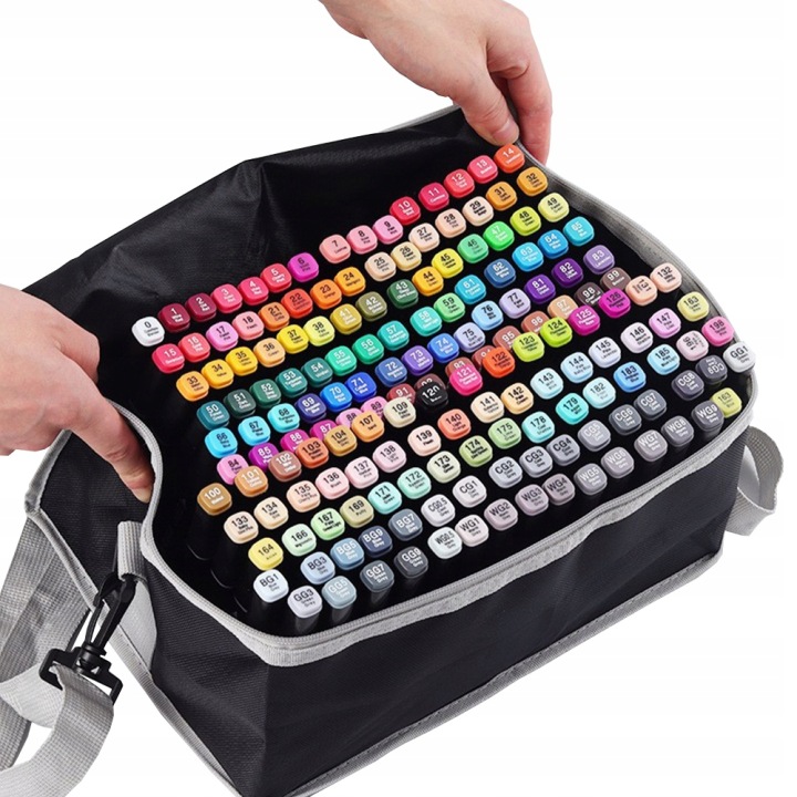 Alcohol Markers Colored Markers Double-Sided x204