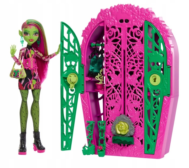 Лялька MONSTER HIGH VENUS MCFLYTRAP рожева з аксесуарами модна 29 см HYT75