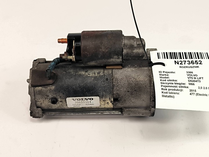 štartér 30659314 2.0 D4 VOLVO V70 III LIFT