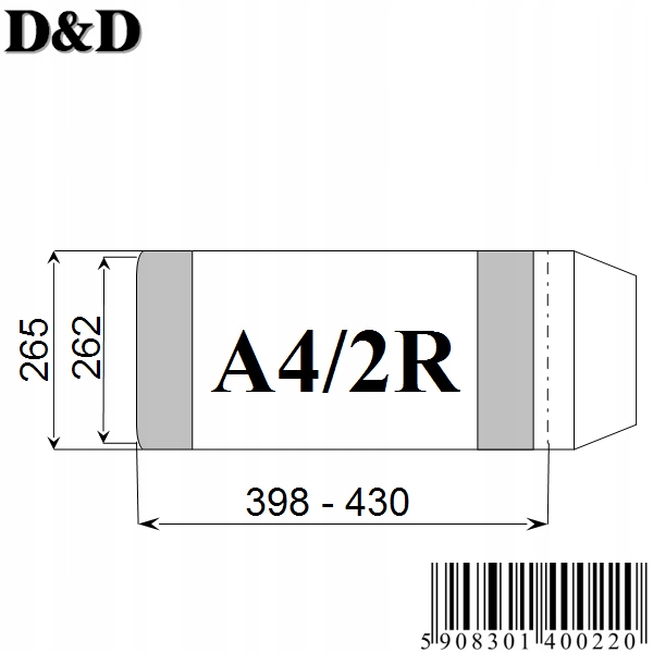 Обкладинка A4 D&D 26,2 см