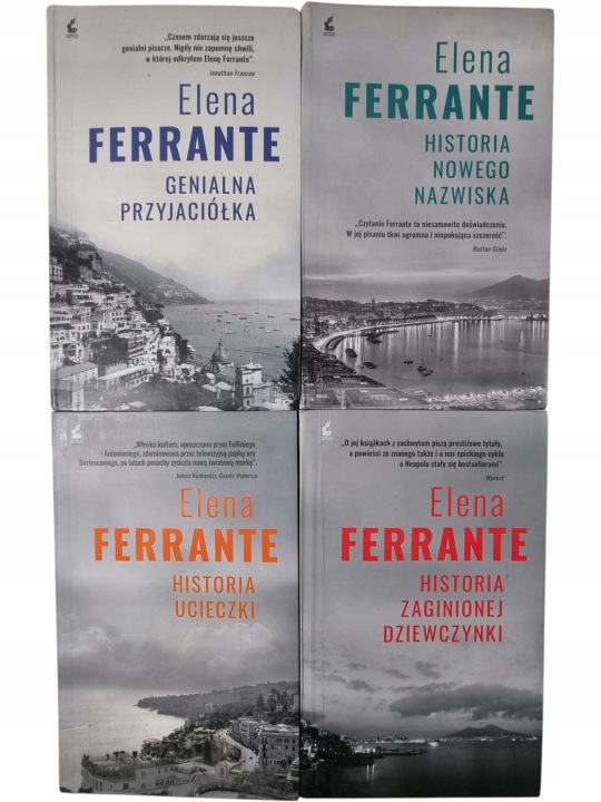 Zdjęcie egzemplarza: Genialna Przyjaciółka 1-4 / Elena Ferrante / Cykl Neapolitański