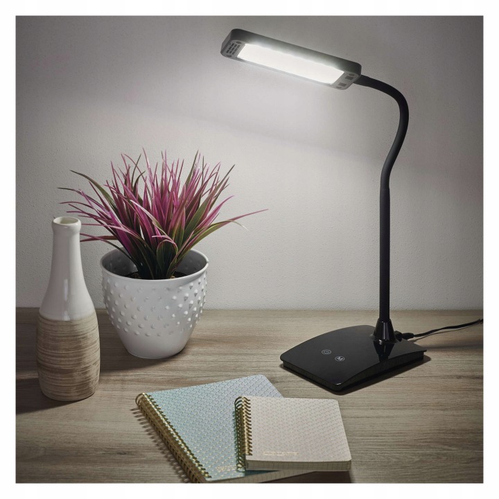 Emos Eddy Z7599B Led stolní lampa 6 W, černá, stmívatelná