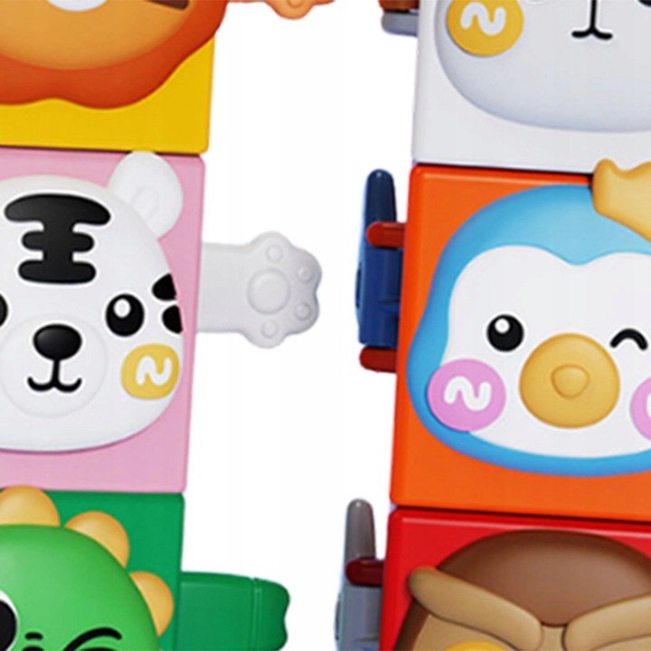 12 шт. Для складання Toys Набір Для складання Кубики Learning Toys Пазли Game Сенсорний — фото 2
