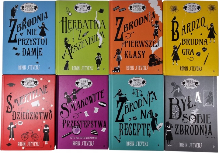 Zdjęcie egzemplarza: Zbrodnia Niezbyt Elegancka Tomy 1-7 + 11 / Robin Stevens