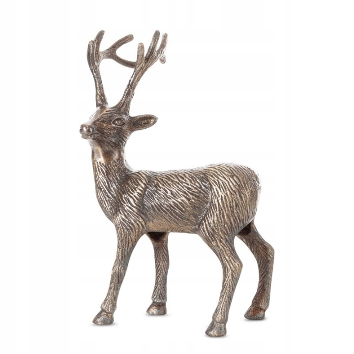 Vánoční figurka Jelen 17x7x31 ocelová