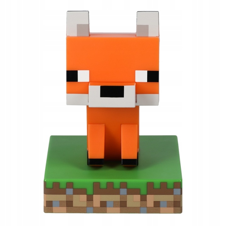 Нічник Minecraft Лисиця на письмовий стіл для хлопчика 11 см на батарейки — фото 5