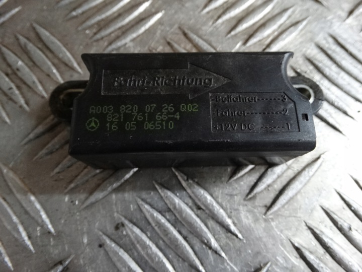 snímač nárazu MERCEDES W211 A0038200726