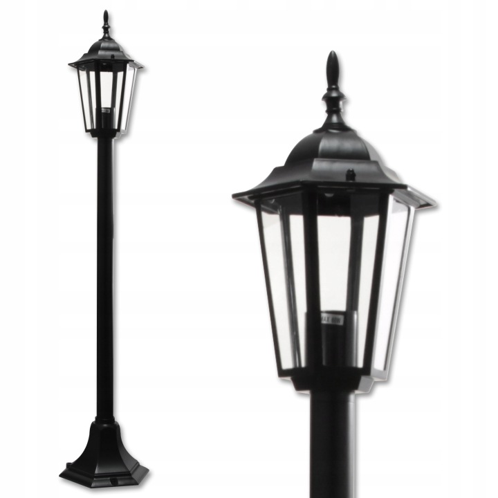 Venkovní stojací zahradní lampa Sloupek Lucerna 100 cm E27