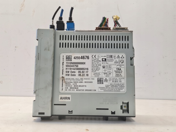 OPEL ASTRA K STACJA RADIA der Navigation SILVERBOX 42554676