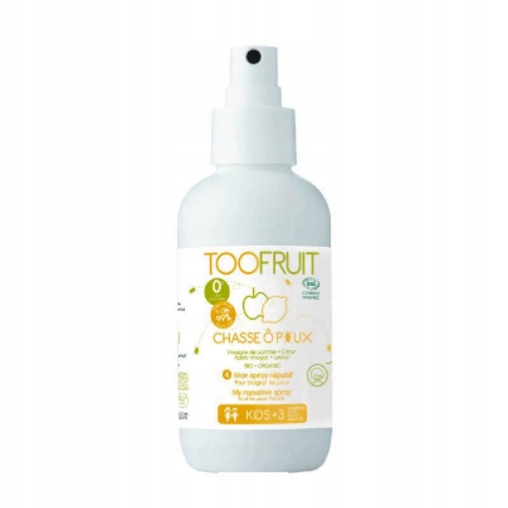 Toofruit Спрей відлякувальний воші для дітей - етап 4 Яблуко - CYTRYNA125ml